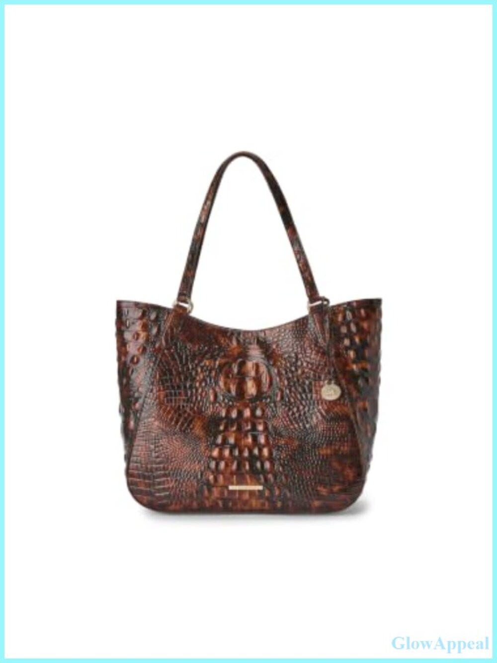Brahmin Aliza Scooped Silhouette Flat Shoulder Strap Tote Handbag